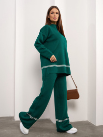 Повсякденний костюм ISSA Plus модель WN20-690_зеленый Фото