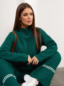 Повсякденний костюм ISSA Plus модель WN20-690_зеленый Фото