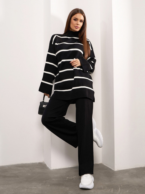 Костюм ISSA Plus модель WN20-691_черный Фото