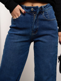 Широкие джинсы ISSA Plus модель WN20-686_синий Фото