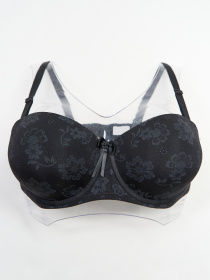 Бюстгальтер ISSA Plus модель BL3-163_черный Фото