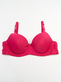 Бюстгальтер ISSA Plus модель BL3-158_малиновый Фото