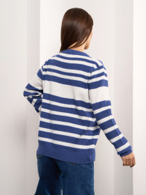 Джемпер ISSA Plus модель WN20-660_синий Фото