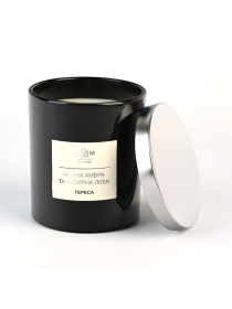 Свеча ароматическая "Тереса" черная амбра и имбирная лилия MBM MY HOME модель FR-01 Фото