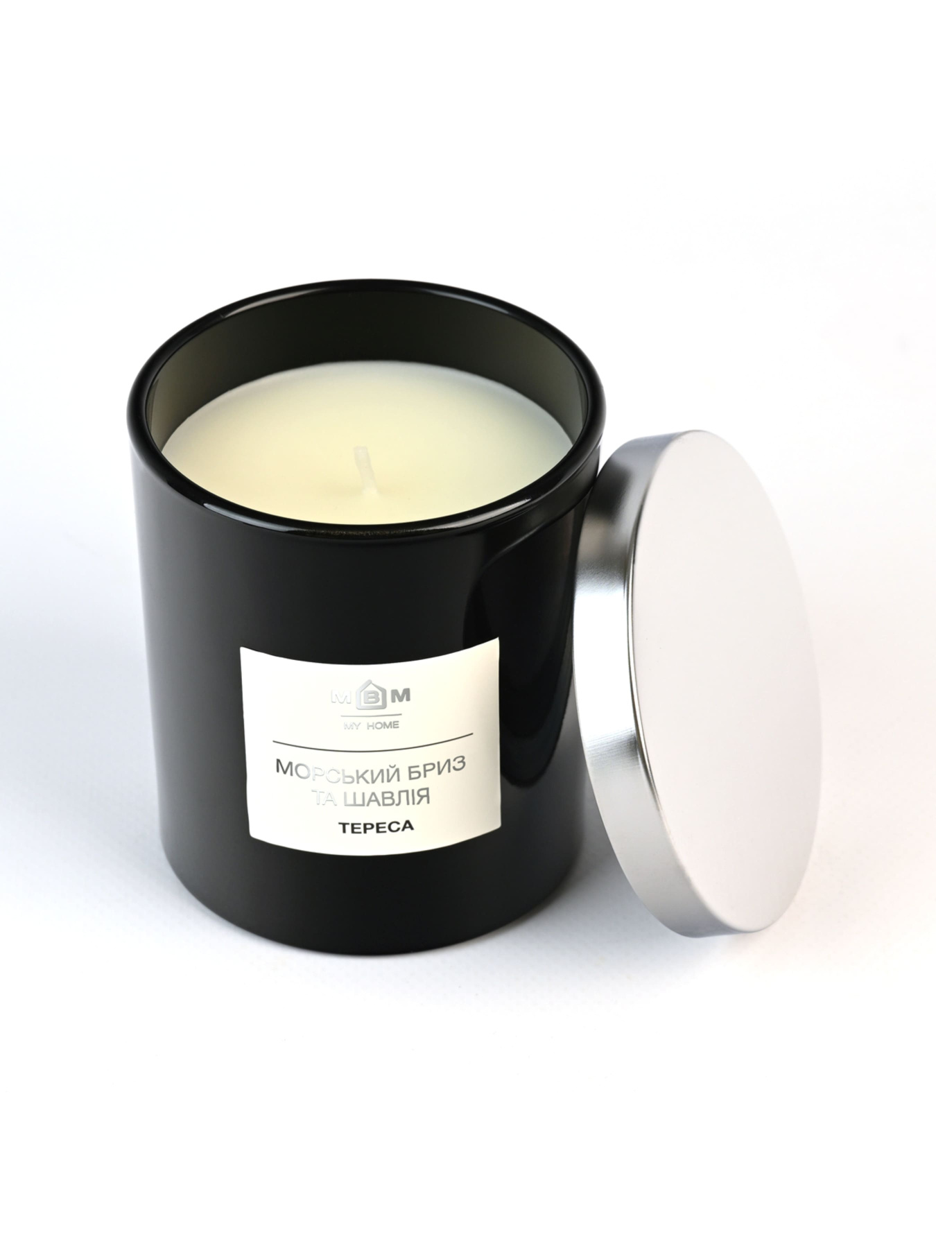 Свеча ароматическая "Тереса" морской бриз и шалфей MBM HOME модель FR-03 Фото