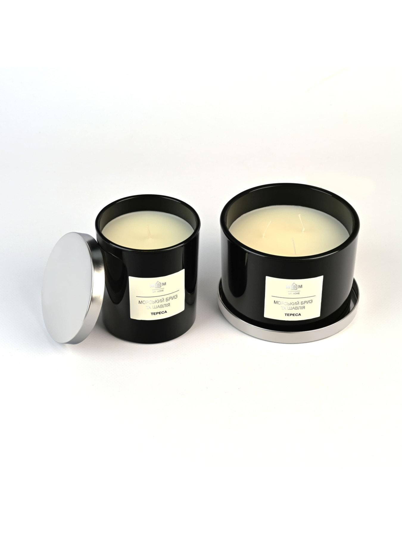 Свеча ароматическая "Тереса" морской бриз и шалфей MBM HOME модель FR-03 Фото