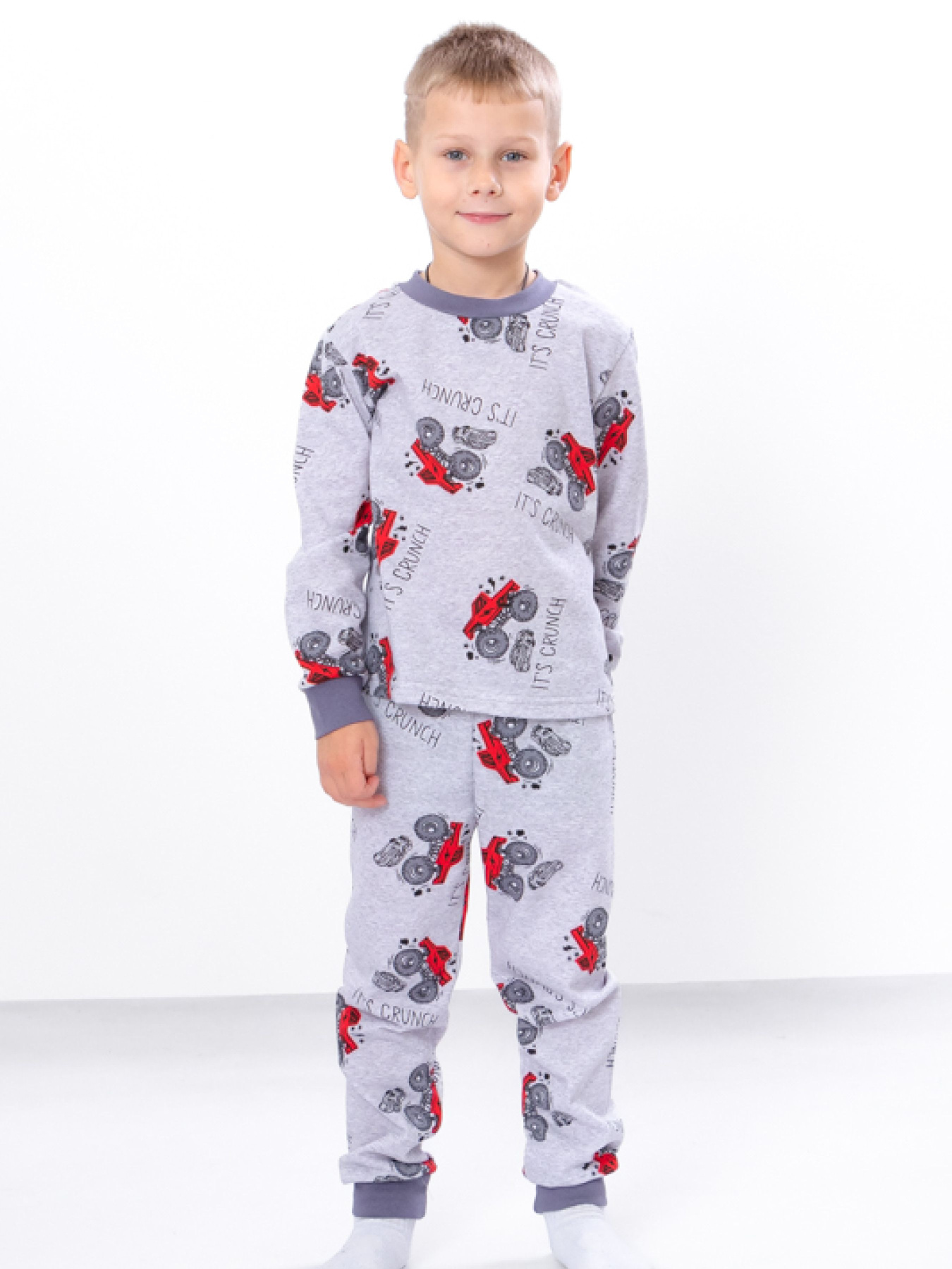 Пижама Носи своє модель 6076-024-6-chervon-mashinki-na-sromu Фото