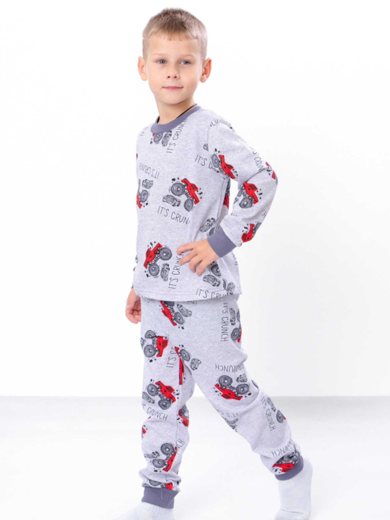 Пижама Носи своє модель 6076-024-6-chervon-mashinki-na-sromu Фото