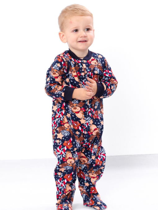 Нательный комбинезон Носи своє модель 5058-024-olen-chornilxno-sinj Фото