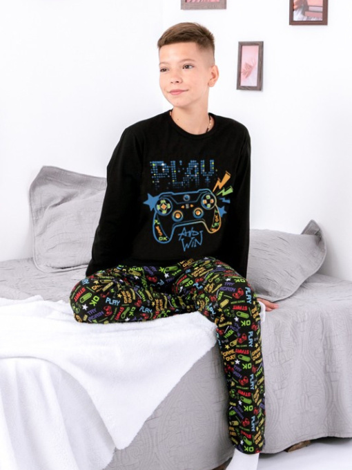 Піжама Носи своє модель 6347-043-33-1-play-chornij Фото