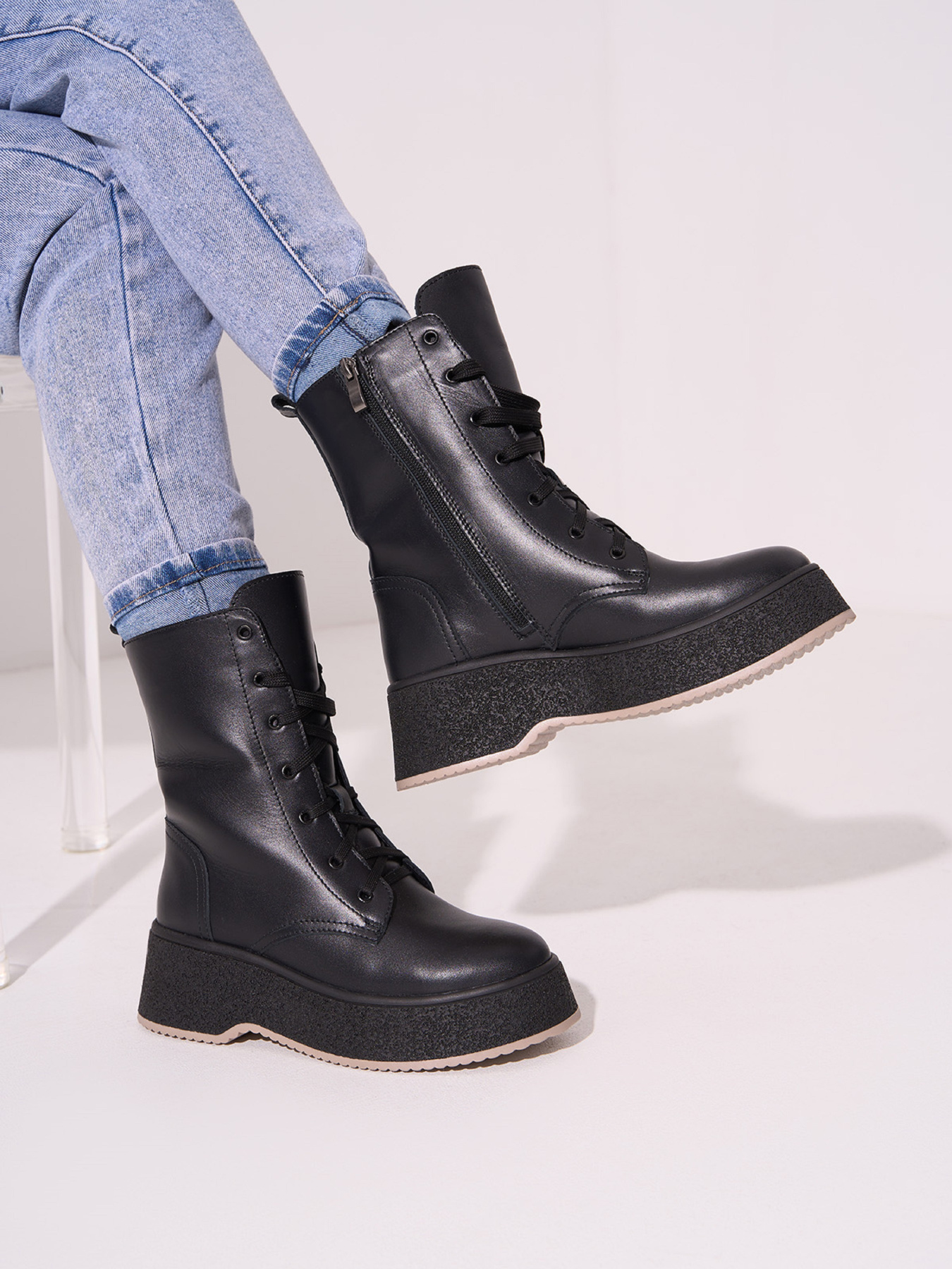 Черевики ISSA Plus модель OB2-575_черный Фото