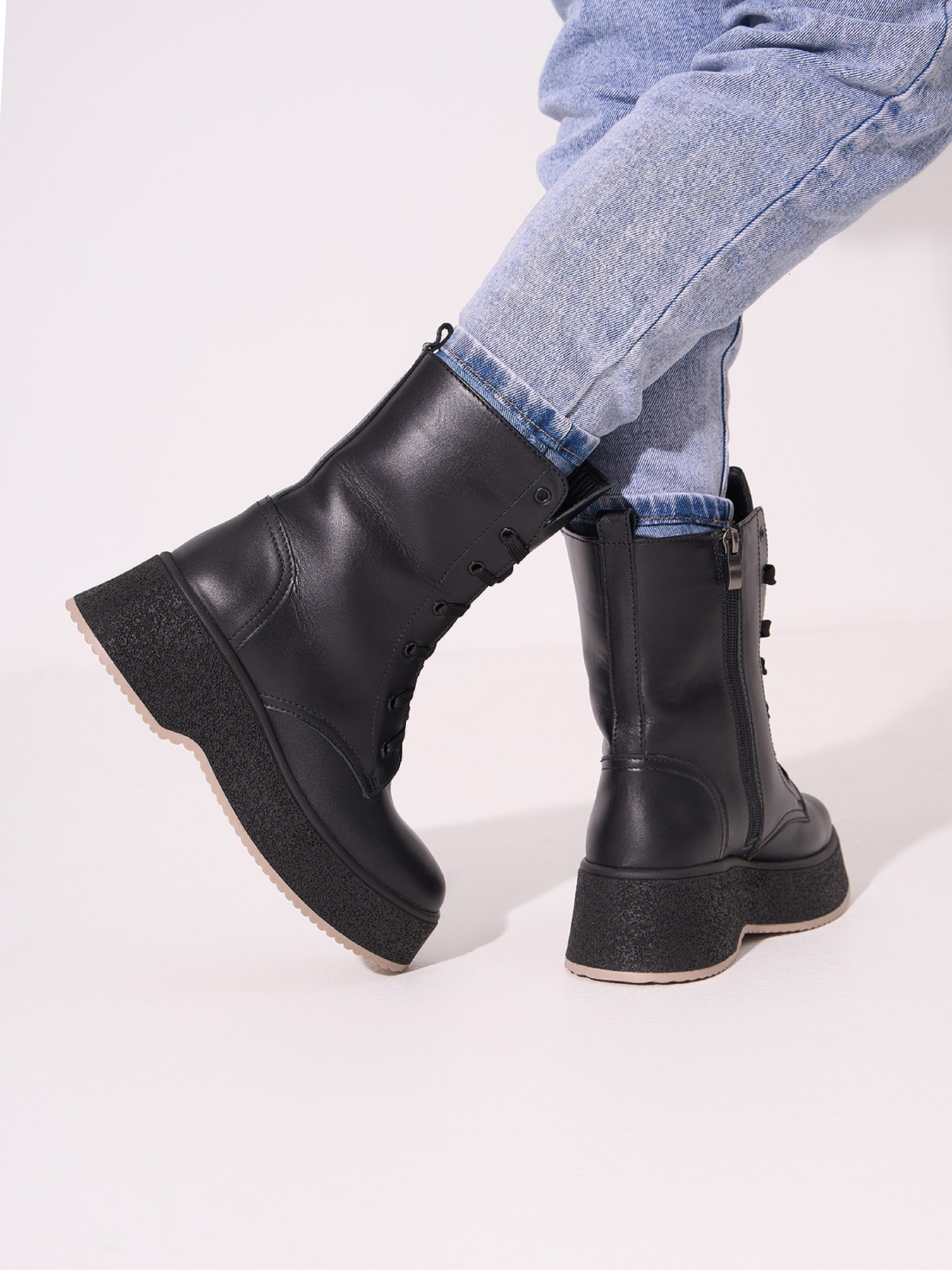 Черевики ISSA Plus модель OB2-575_черный Фото