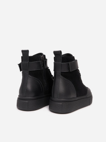 Ботинки ISSA Plus модель OB2-577_черный Фото