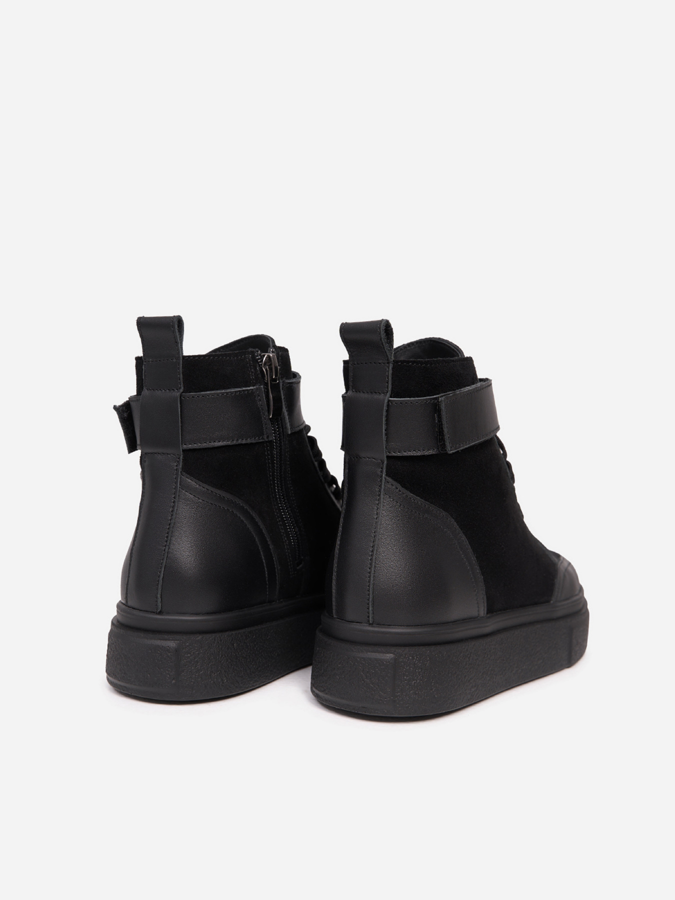 Ботинки ISSA Plus модель OB2-577_черный Фото