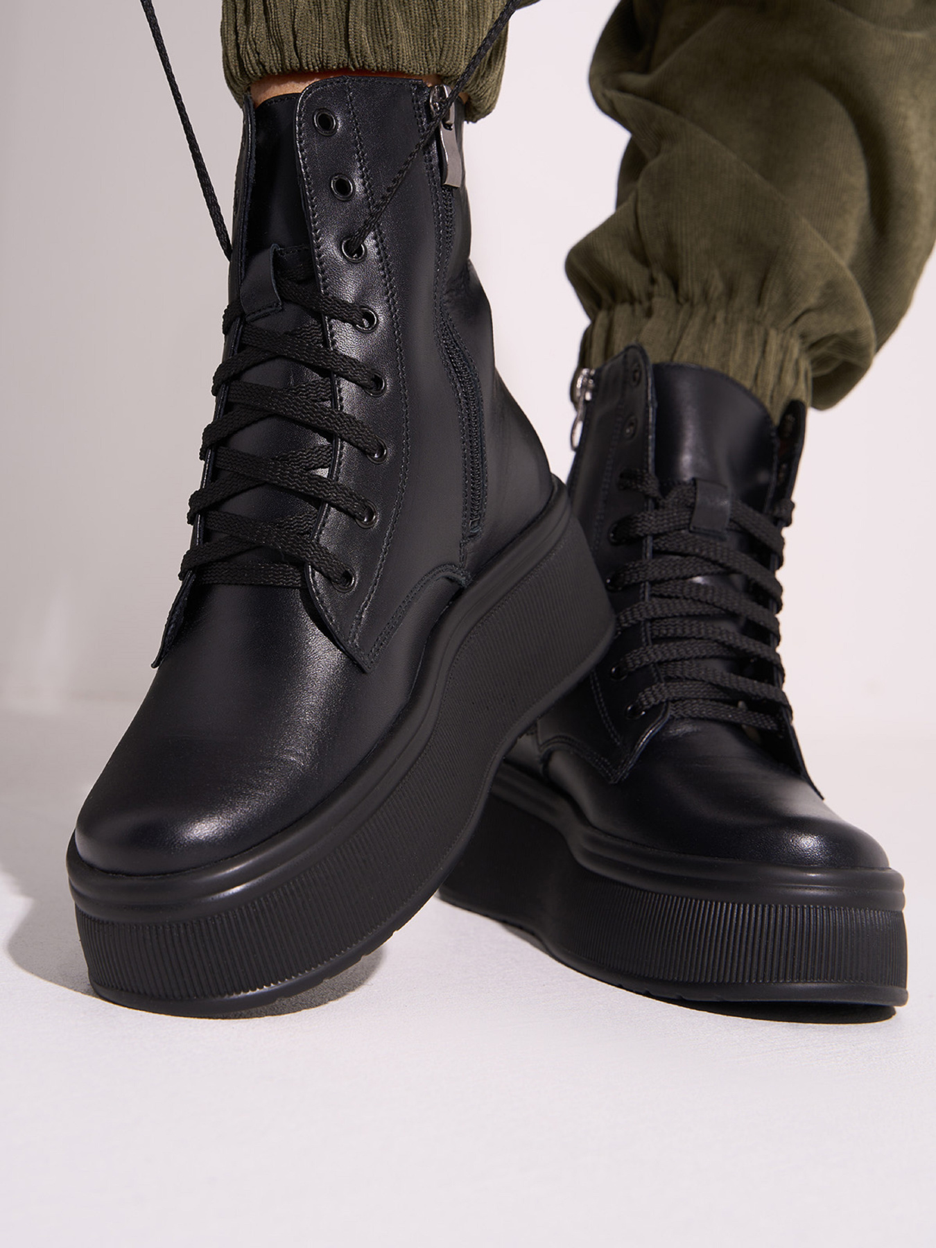 Черевики ISSA Plus модель OB2-579_черный Фото