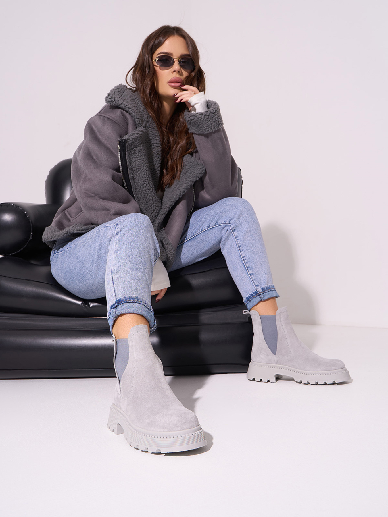 Челси ISSA Plus модель OB2-583_серый Фото