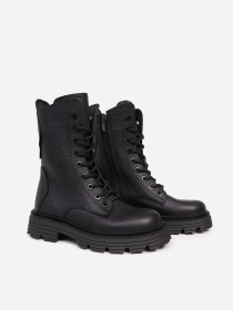 Ботинки ISSA Plus модель OB2-584_черный Фото