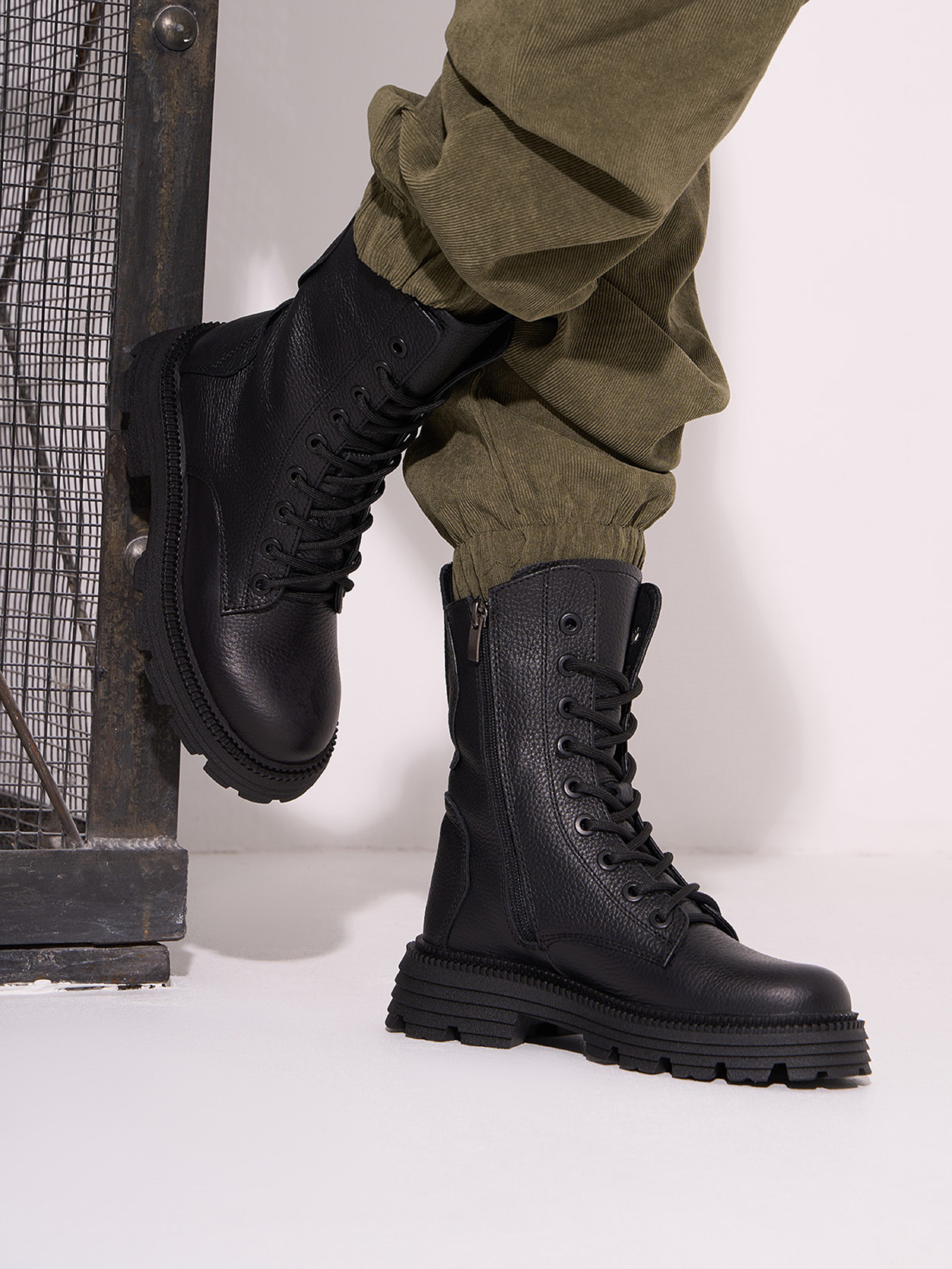 Черевики ISSA Plus модель OB2-584_черный Фото