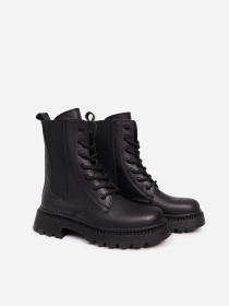 Ботинки ISSA Plus модель OB2-585_черный Фото