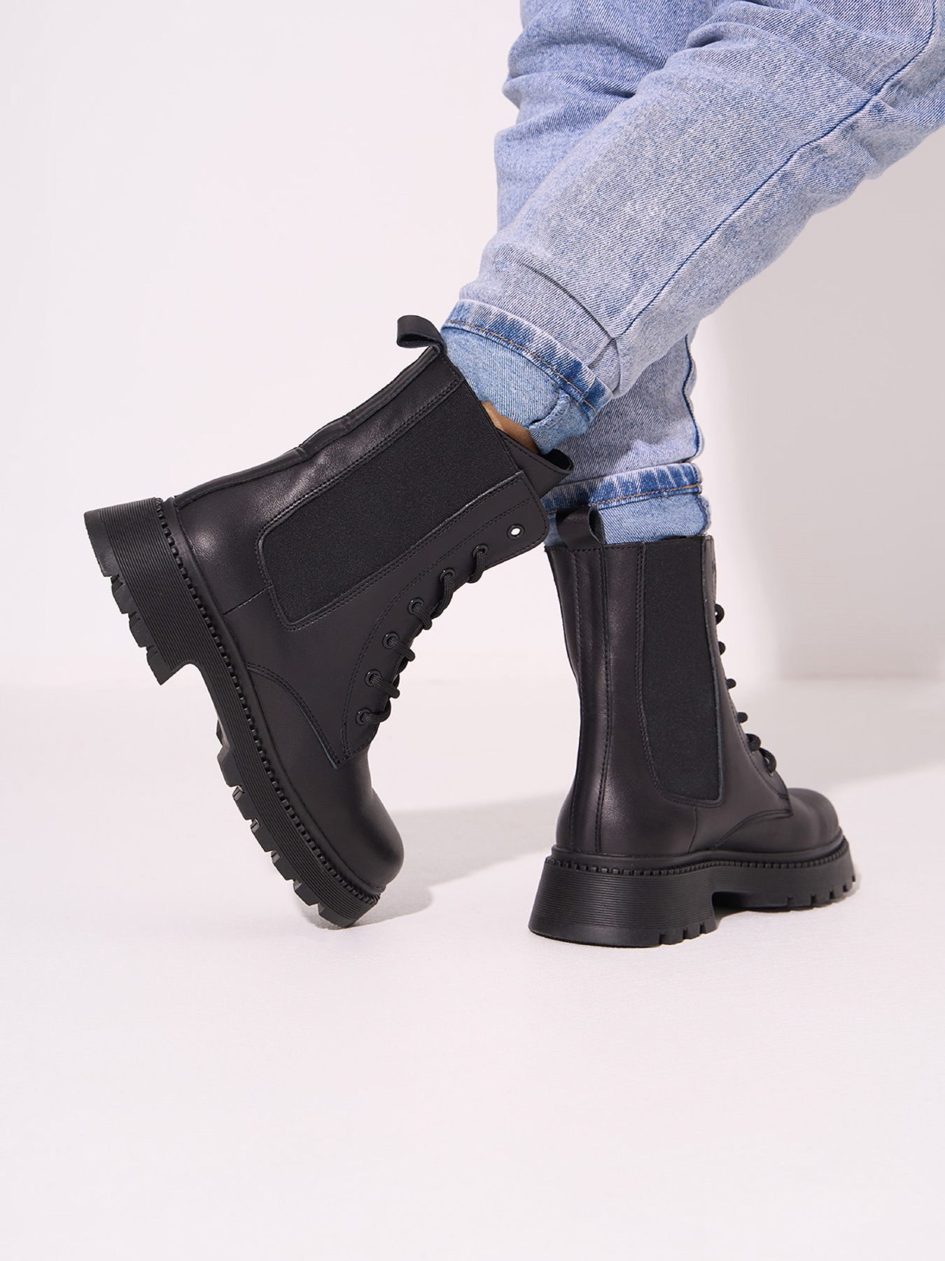 Черевики ISSA Plus модель OB2-585_черный Фото