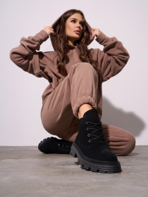 Ботинки ISSA Plus модель OB2-586_черный Фото