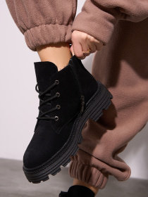 Ботинки ISSA Plus модель OB2-586_черный Фото