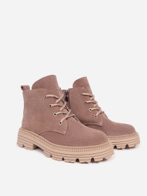 Ботинки ISSA Plus модель OB2-586_бежевый Фото