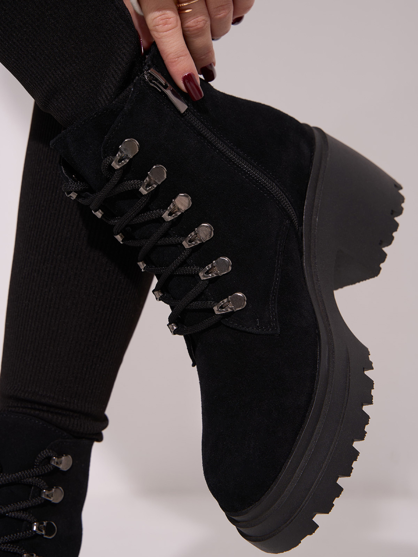 Бoтильоны ISSA Plus модель OB2-588_черный Фото