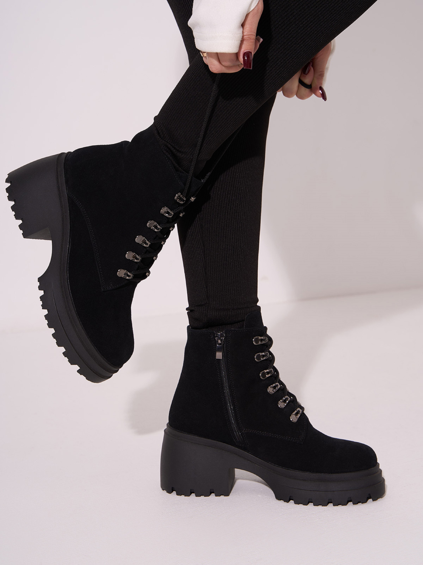 Бoтильоны ISSA Plus модель OB2-588_черный Фото