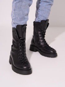 Ботинки ISSA Plus модель OB2-589_черный Фото