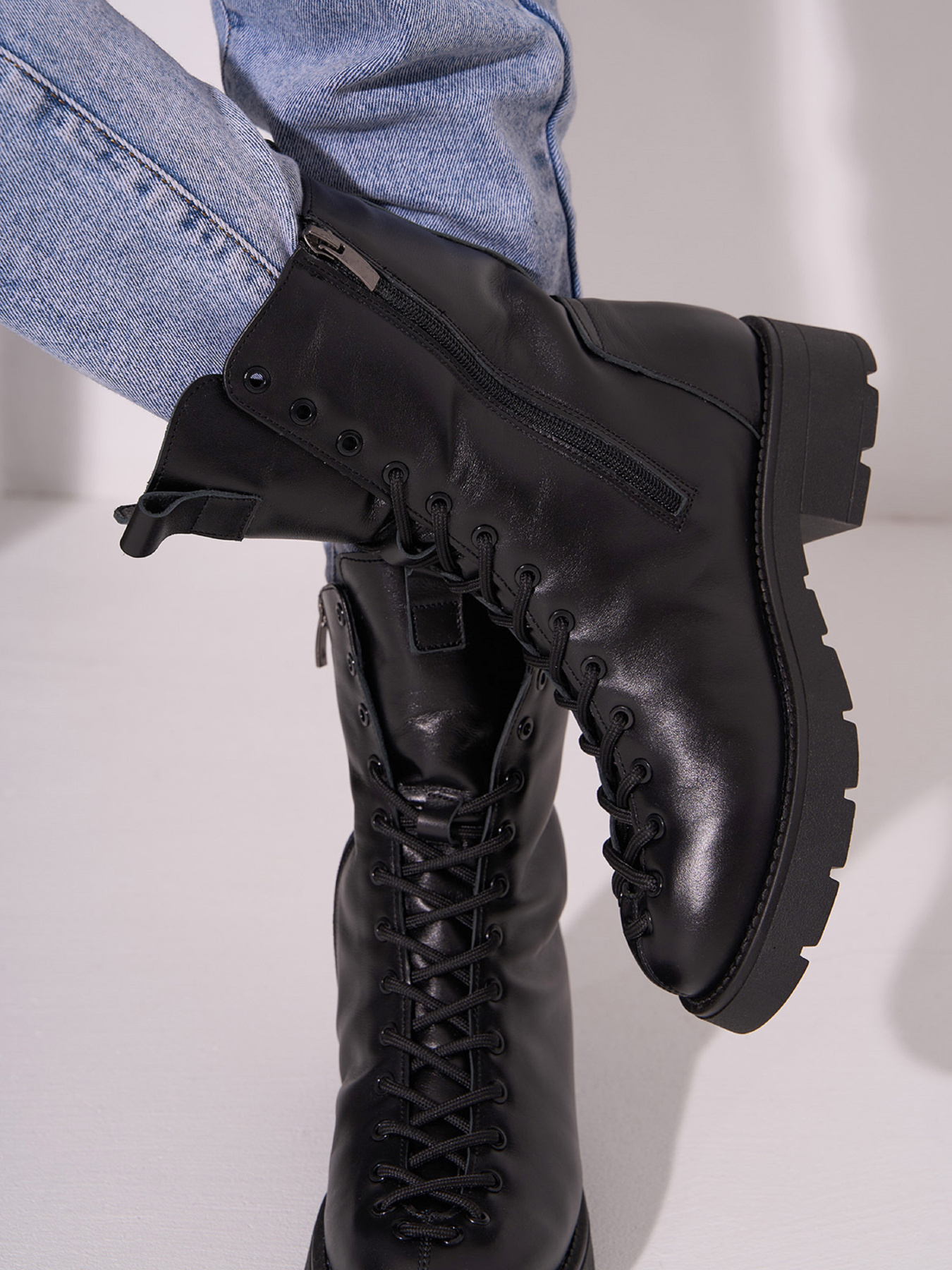 Черевики ISSA Plus модель OB2-589_черный Фото