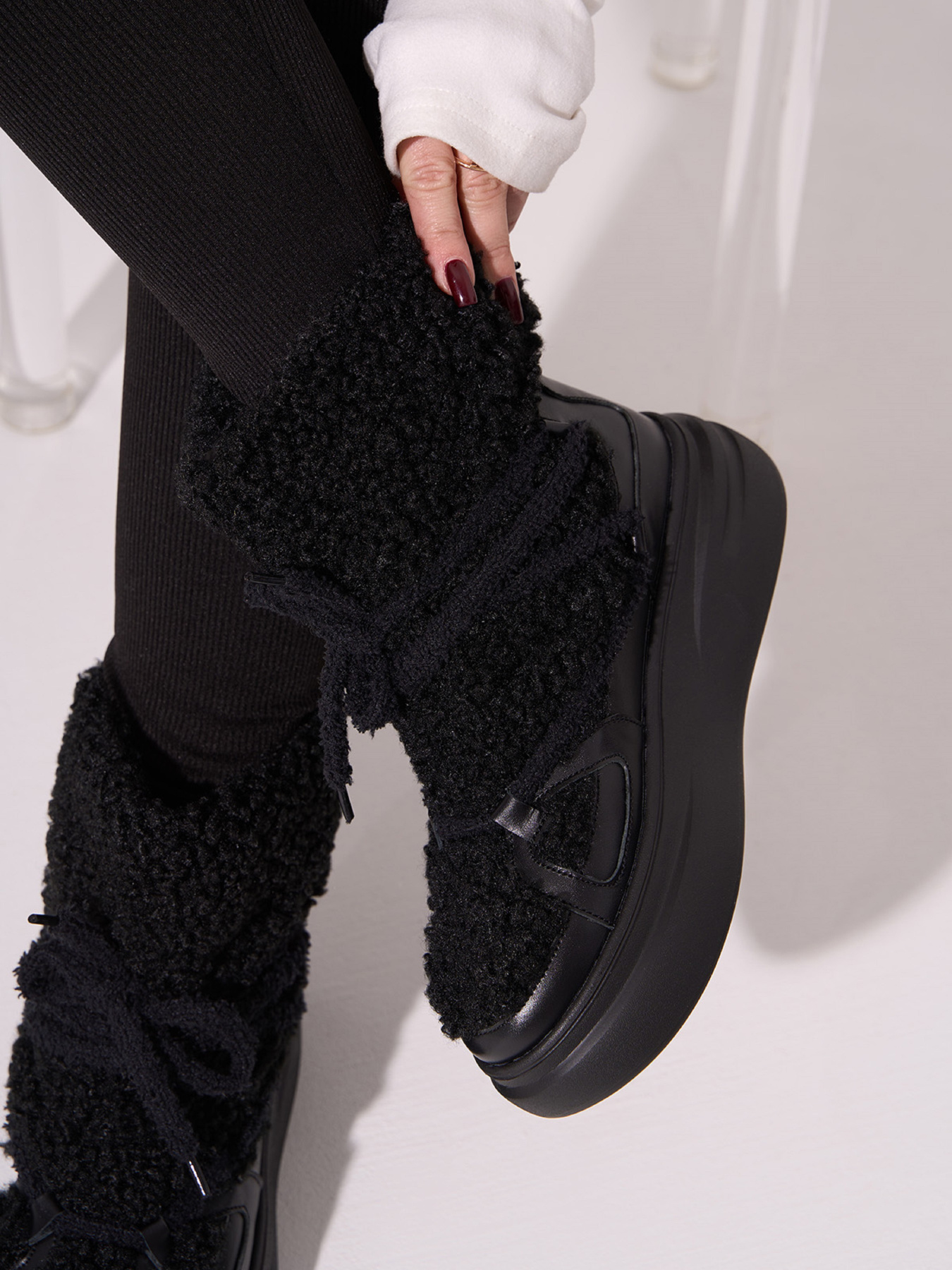 Ботинки ISSA Plus модель OB2-592_черный Фото