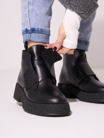 Ботинки ISSA Plus модель OB2-593_черный Ботинки ISSA Plus модель OB2-593_черный Фото