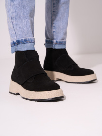 Ботинки ISSA Plus модель OB2-594_черный Фото