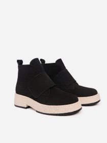 Ботинки ISSA Plus модель OB2-594_черный Фото