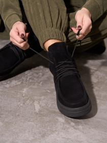 Ботинки ISSA Plus модель OB2-595_черный Фото