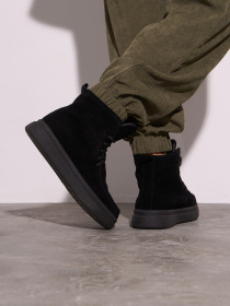 Ботинки ISSA Plus модель OB2-595_черный Фото