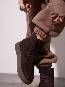 Ботинки ISSA Plus модель OB2-595_коричневый Фото