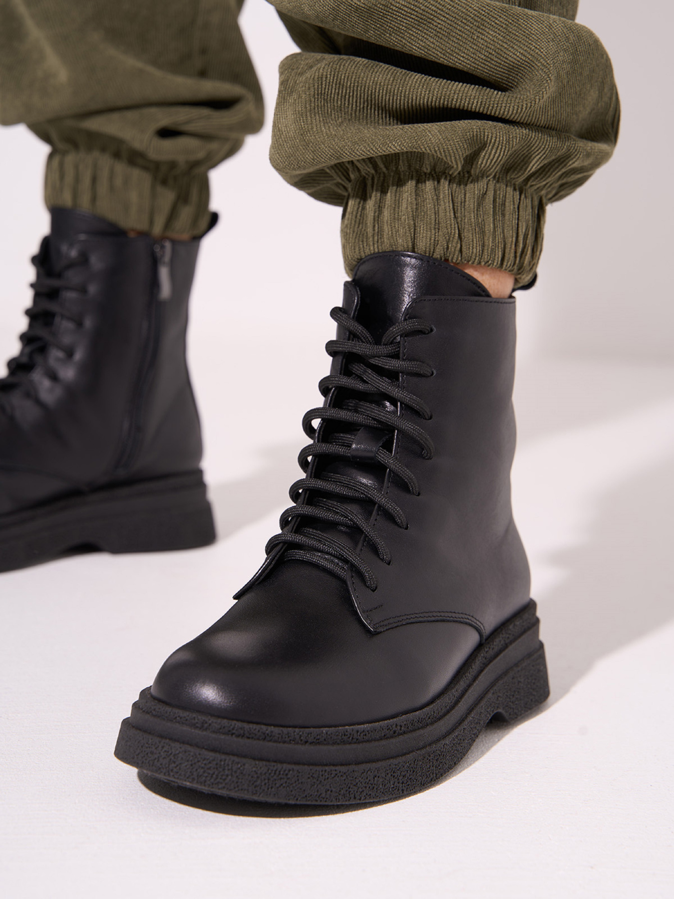 Ботинки ISSA Plus модель OB2-596_черный Фото