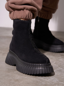 Ботинки ISSA Plus модель OB2-599_черный Фото