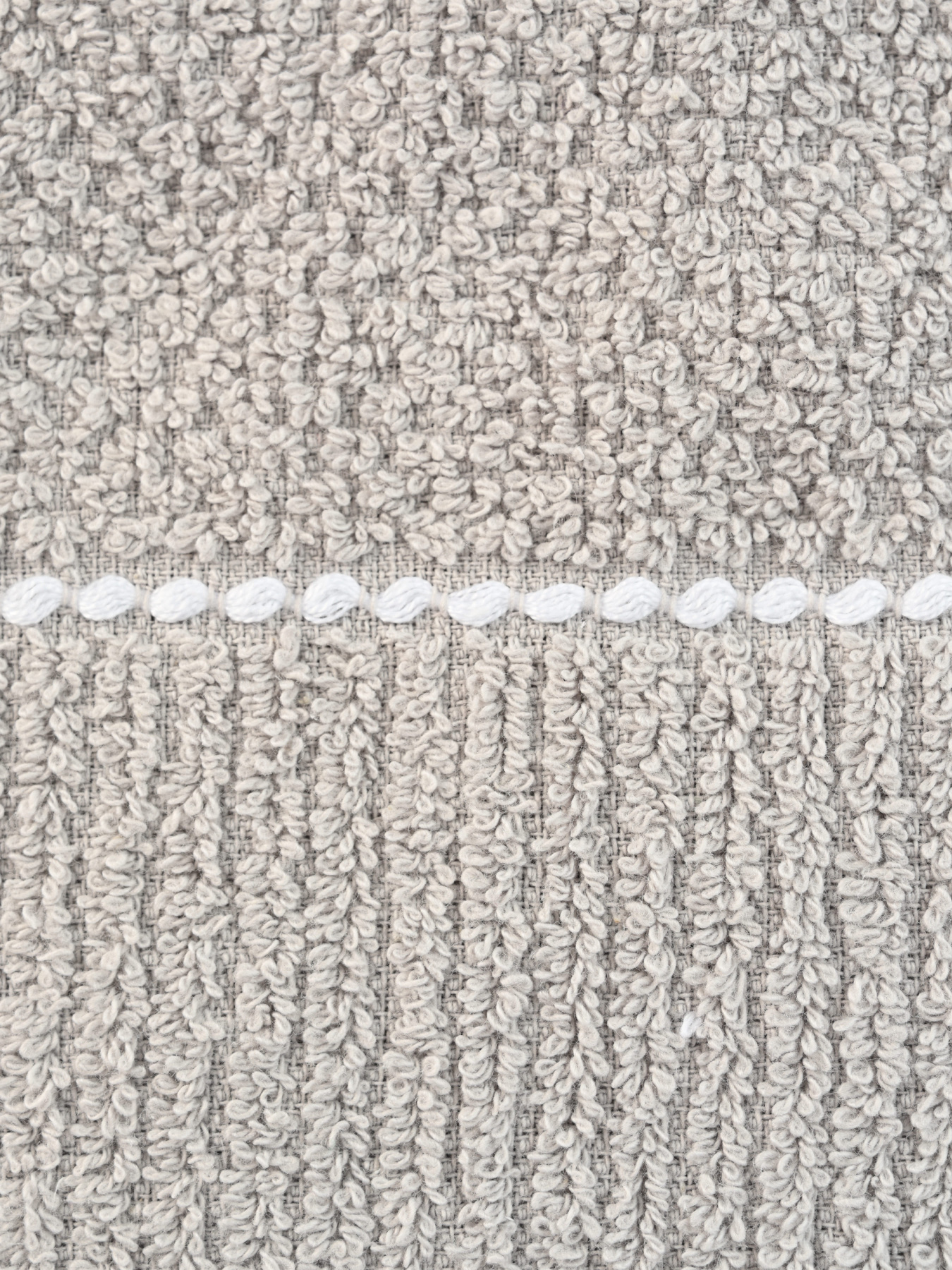 Кухонное полотенце "Традиции" хлопковое серый с белым MBM MY HOME модель KT-11 M GRAY/WHITE Фото