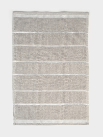 Кухонний рушник "Традиції" бавовняний сірий з білим MBM HOME модель KT-11 M GRAY/WHITE Фото