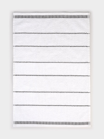 Кухонний рушник "Традиції" бавовняний біле з сірим MBM HOME модель KT-11 M WHITE/GRAY Фото