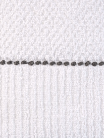 Кухонний рушник "Традиції" бавовняний біле з сірим MBM HOME модель KT-11 M WHITE/GRAY Фото