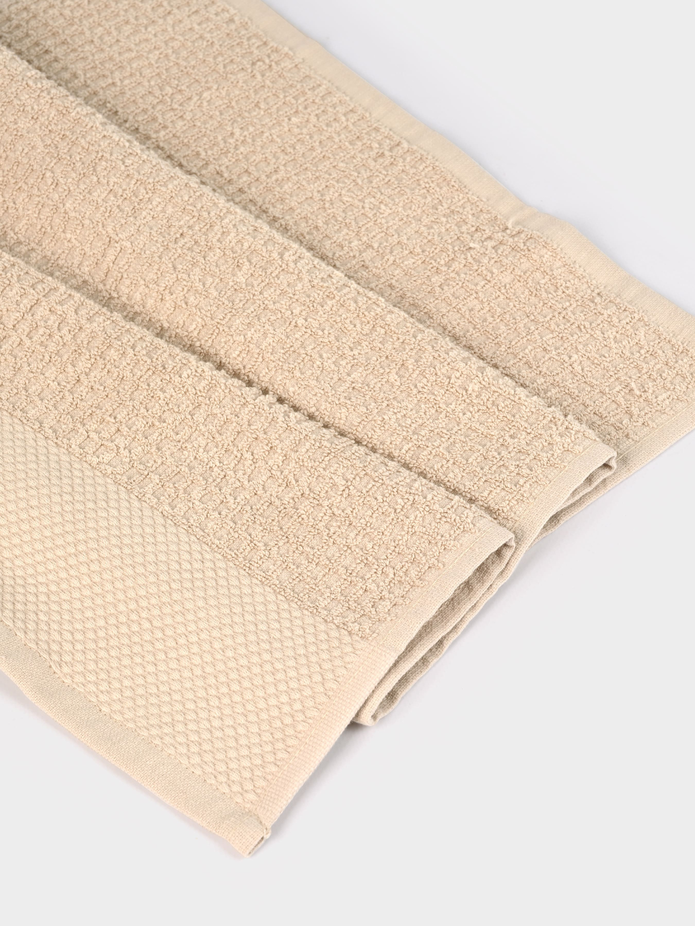 Кухонное полотенце "Гостеприимство" хлопковое бежевое MBM MY HOME модель KT-12 M BEIGE Фото