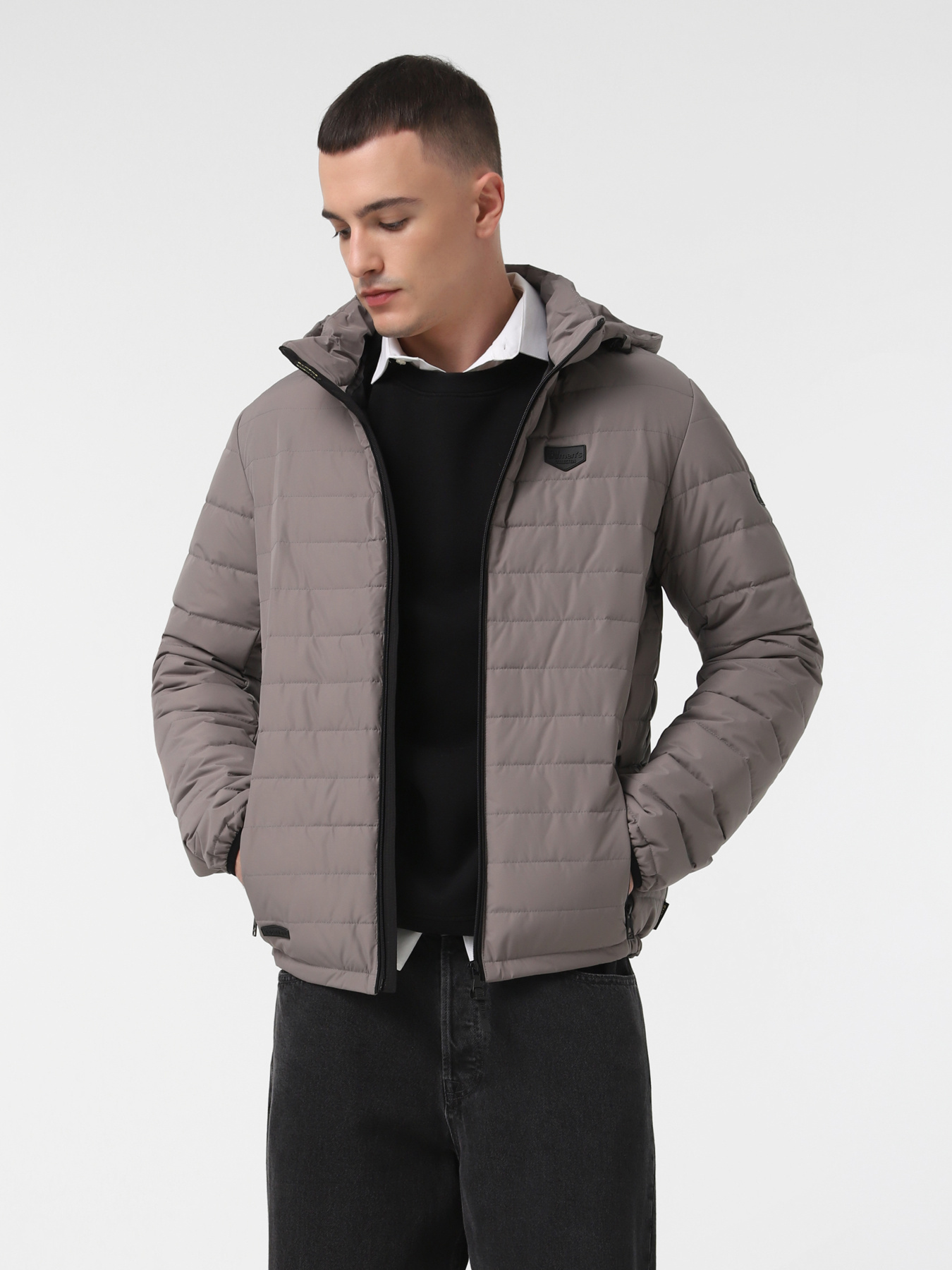 Демисезонная куртка Sun's House модель DV-93-grey Фото