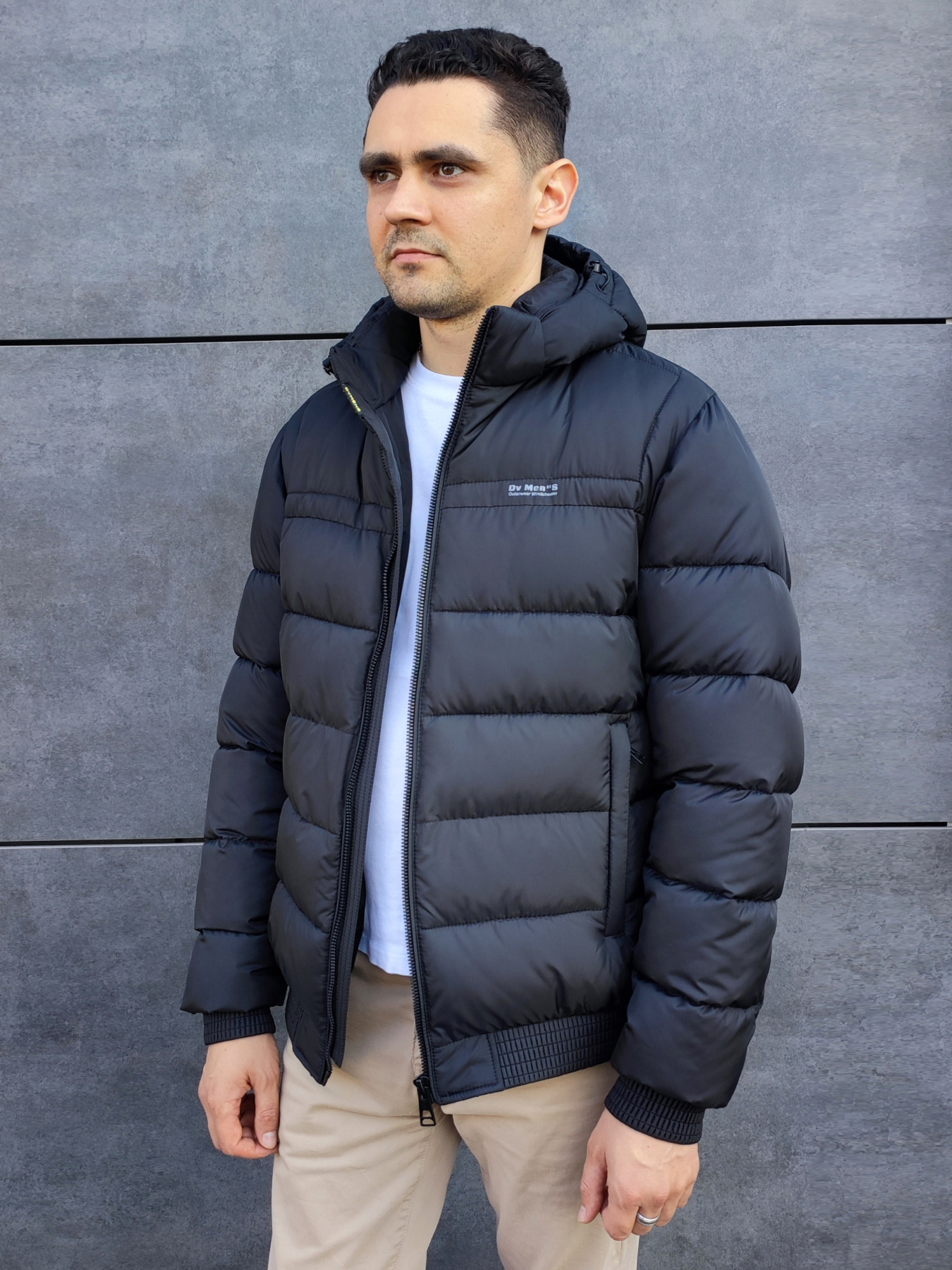 Пуховик Sun's House модель DV-102-black Фото