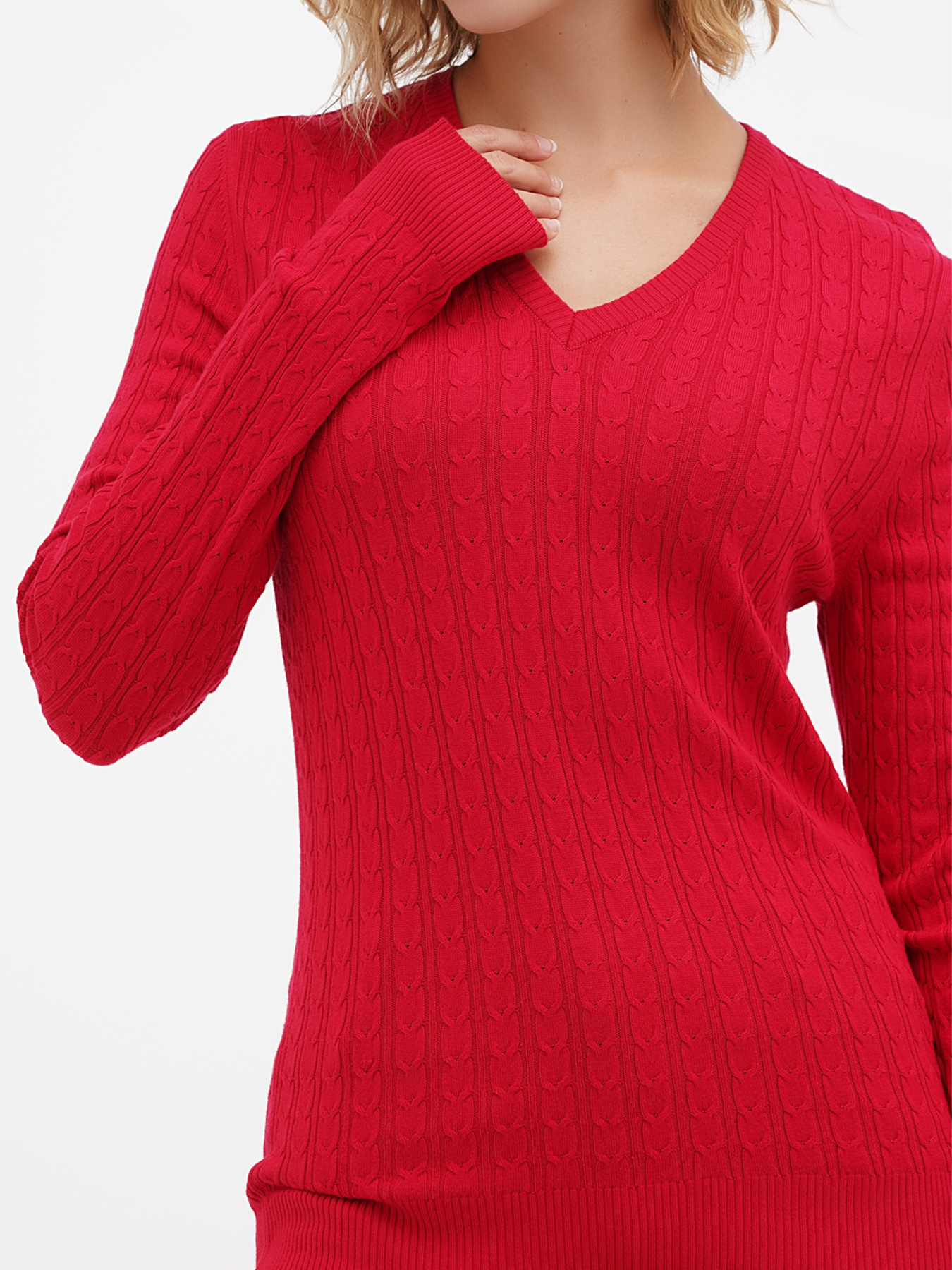 Джемпер Sassofono модель A271-SF-1414_красный Фото