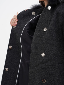 Пальто Sassofono модель A271-SF-1421_серый Фото