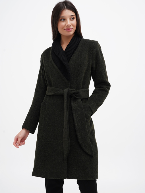 Пальто Sassofono модель A271-SF-1429_хаки Фото